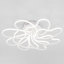 Потолочная люстра хай-тек Eurosvet Floret 90135/8 белый 210W
