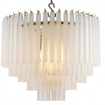 Люстра для натяжного потолка DeLight Collection Nova/Pulsar 10626P brass/white