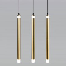 Подвесной светодиодный светильник Eurosvet Maestro 50133/3 LED бронза