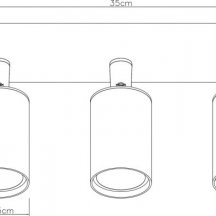 Спот Arte Lamp Aquarius A3226PL-3BK