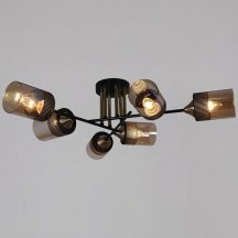 Потолочная люстра Reluce 48460-0.3-06 BK+COPPER