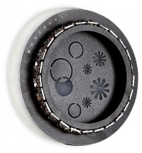 Накладной светильник Ambrella light Ice 4 FA273 CF/TI кофе/янтарь LED 3000K+6400K 24W 200*180*50