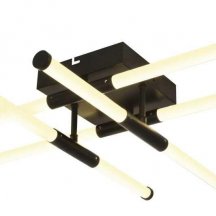 Светильник потолочный светодиодный ЭРА Модерн Fliss CLL-1 72W 3K-6K RC BK с ду черный Б0069744