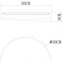 Потолочный светильник  A3089PL-120WH