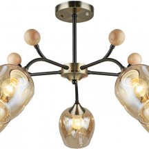 Потолочная люстра Reluce 02009-0.3-05 AB+BK