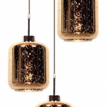 Подвесная люстра Lumina Deco Alacosmo LDP 6811-3 RD GD на кухню