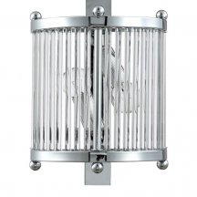 Настенный светильник Crystal Lux Tadeo AP2 Chrome/Transparente