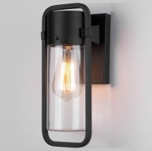 Уличный настенный светильник Elektrostandard Lab 35001/D черный a061043