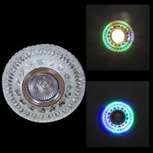 Точечный светильник Reluce 10499-9.0-001CNB MR16+LED3W CL/RGB