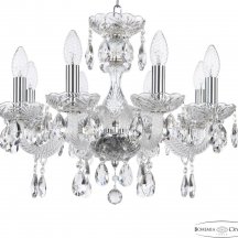 Элитная люстра Bohemia Ivele Crystal 117 117/8/165 Ni