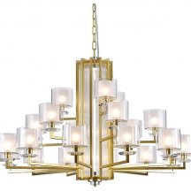 Подвесная люстра Newport ALEXANDRA 4412+6+3/C mat.gold