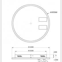 Потолочный светильник Focus MR9050-CL