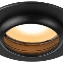 Светильник встраиваемый алюминиевый ЭРА KL109 BK под лампу MR16 GU5.3 черный матовый Б0061826