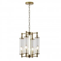 Подвесная люстра Crystal Lux TOMAS SP4 BRASS