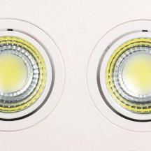 Встраиваемый светодиодный светильник Horoz 2X5W 6400К белый 016-021-0010 (HL6702L) (HRZ00000250)