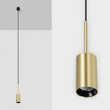Подвесной светодиодный светильник Italline DL 3038 black/gold