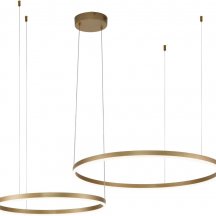 Подвесной светодиодный светильник Indigo Galass 14001/2P Gold V000011L