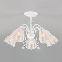 Элитная люстра Eurosvet Floranse 30155/5 белый