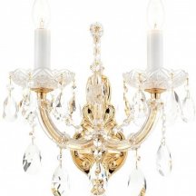 Бра iLamp Diamond W6071-2 GD+CL