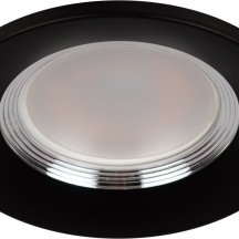 Точечный светильник ЭРА KL107 BK/SL