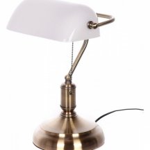 Офисная настольная лампа Lumina Deco Banker LDT 305 WT