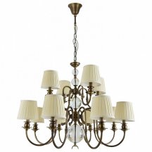 Подвесная люстра Newport 3100 3112/С black brass без абажуров