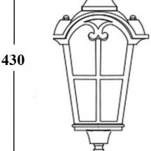 Потолочный светильник уличный Oasis Light PORTO 86105A Gb