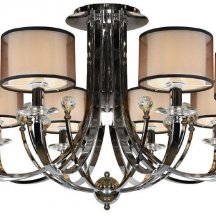 Тканевая потолочная люстра ILamp America 88049/10 CR