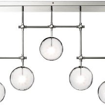 Потолочная люстра DeLight Collection Globe Mobile KG0835P-7A chrome