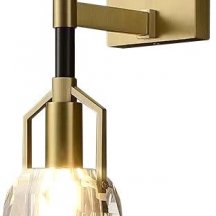 Бра DeLight Collection Wall lamp 8960-1W brass/clear
