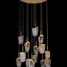 Подвесная люстра Cascade LE7717/10+5+1 Gold