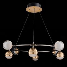 Подвесная люстра Lilith LE7709/8 Black Chrome/Gold