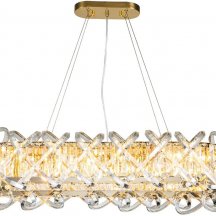 Подвесная люстра Indigo BRACCIA 12007/12PL Gold V000400