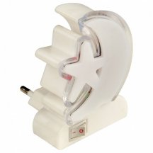 Настенный светодиодный светильник (10314) Uniel DTL-301-Месяц со звездочкой/RGB/4LED/0,5W
