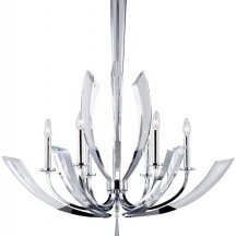 Подвесная люстра DeLight Collection Ice Kingdom P68028L-6 chrome