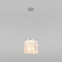 Подвесной светильник Eurosvet Sandra 60185/1 хром/перлаиутр