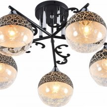 Потолочная люстра Reluce 01277-0.3-05B BK+CR