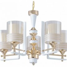 Подвесная люстра Arte Milano Florentia-6087 306087/5 Wh/Gd