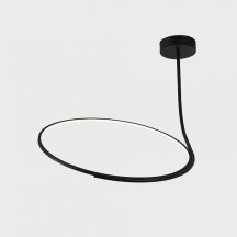 Подвесной светодиодный светильник Italline IT013-6025 black 3000K