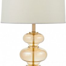 Лампа с абажуром Lumina Deco  LDT 303 F.GD+WT