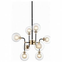 Подвесная люстра Zumaline Riano P0454-08C-SDGF в стиле Лофт