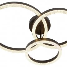 Светильник потолочный светодиодный ЭРА Модерн Bloom CLL-1-110W 3K-6K RC BK с ДУ черный Б0069754