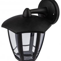 Настенный фонарь уличный ЭРА ДБУ 07-8-006 3000К «Дели 3» черный