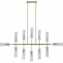 Люстра на штанге Indigo Saetta 11053/12R Gold