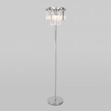 Торшер Eurosvet Elegante 01137/3 хром/прозрачный хрусталь Strotskis