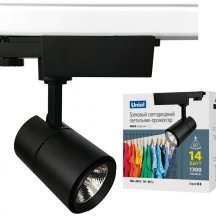 Трековый светодиодный светильник Uniel ULB-T52-14W/4000K/H Black UL-00007494