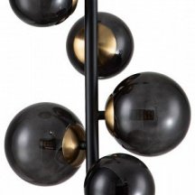 Люстра для натяжных потолков Indigo Molecola 11018/6P Black