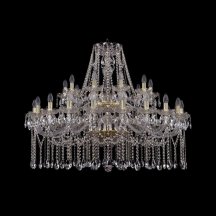 Люстра для натяжных потолков Bohemia Ivele Crystal 1413 1413/20+10/400/2d/G