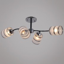 Потолочная люстра  45360-0.3-04 BK+CR