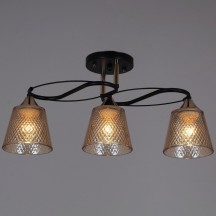 Потолочная люстра Reluce 06087-0.3-03 BK+FG